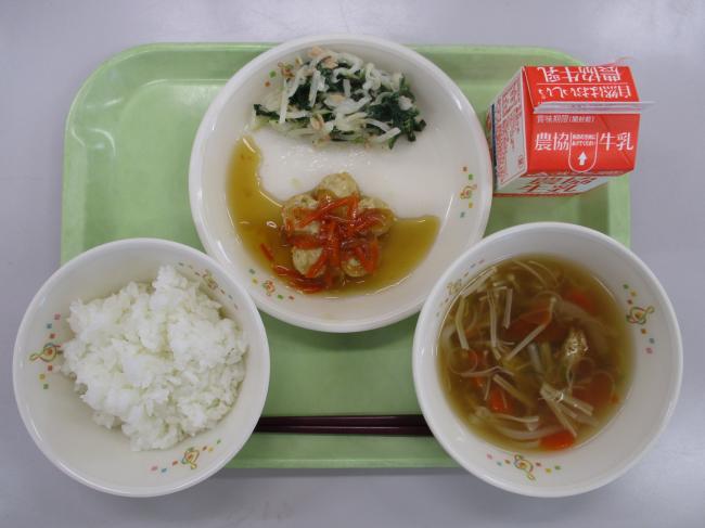 3月7日の給食画像