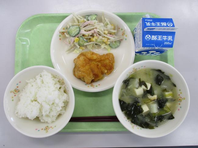 4月25日の給食画像