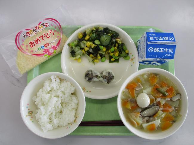 4月27日の給食画像