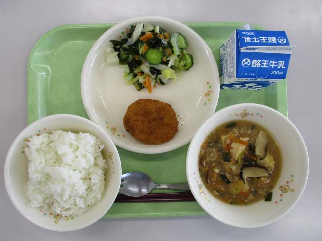 5月13日の給食画像