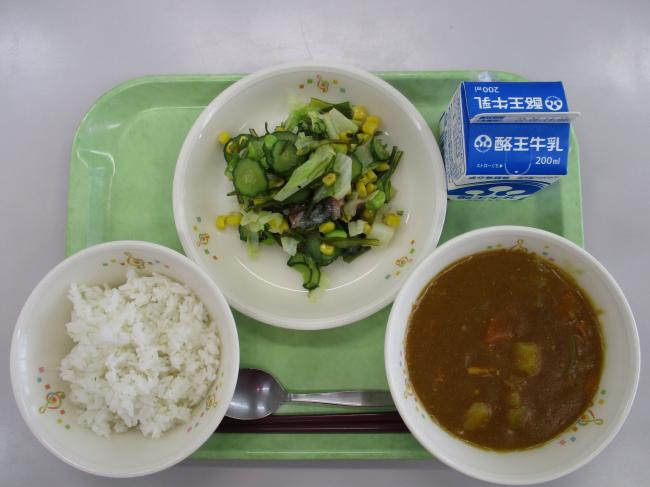 6月6日の給食画像