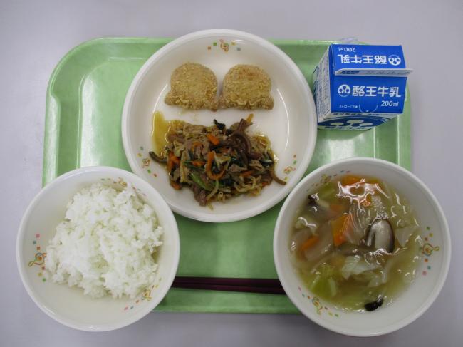 6月7日の給食画像