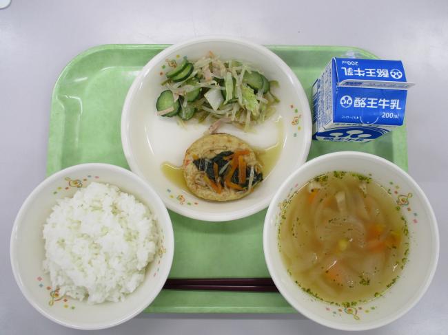 6月27日の給食画像