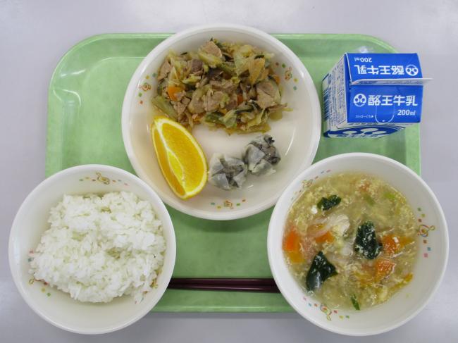 8月24日の給食画像