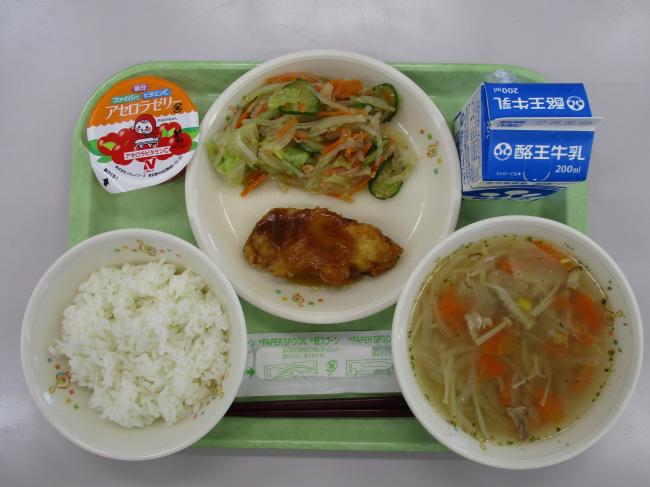 8月29日の給食画像