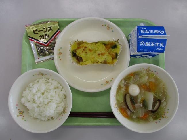 8月31日の給食画像