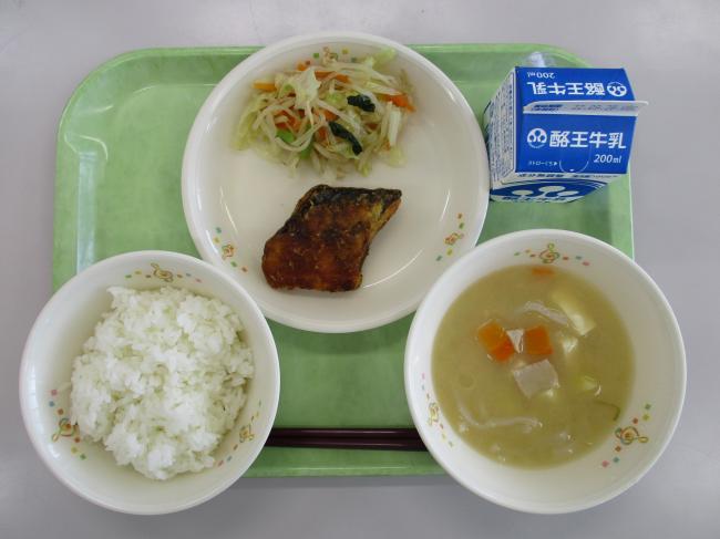 9月21日の給食画像