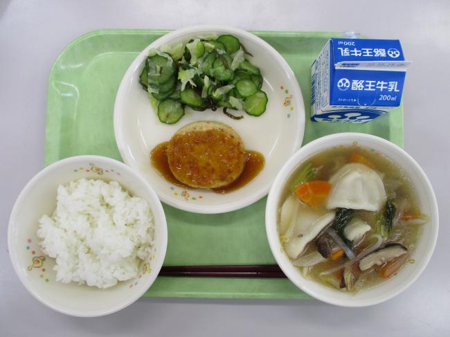 10月11日の給食画像