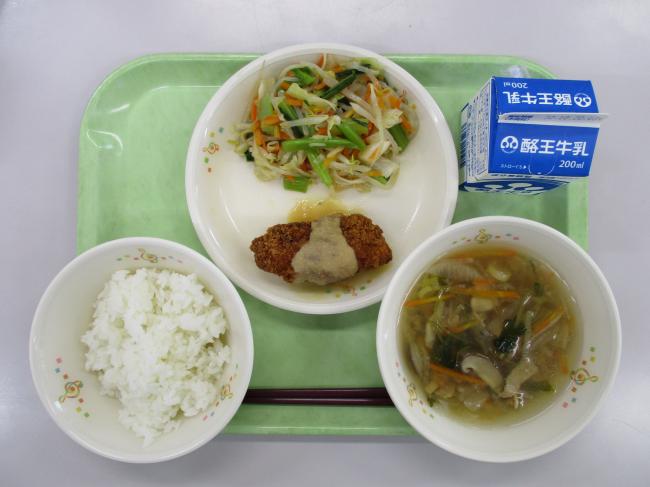 10月12日の給食画像