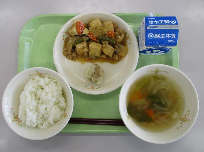 10月25日の給食画像