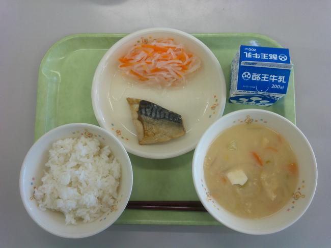 11月25日の給食画像