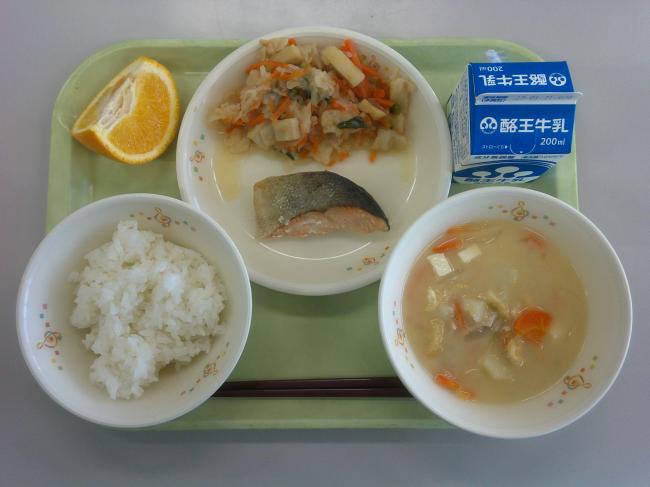 1月13日の給食画像