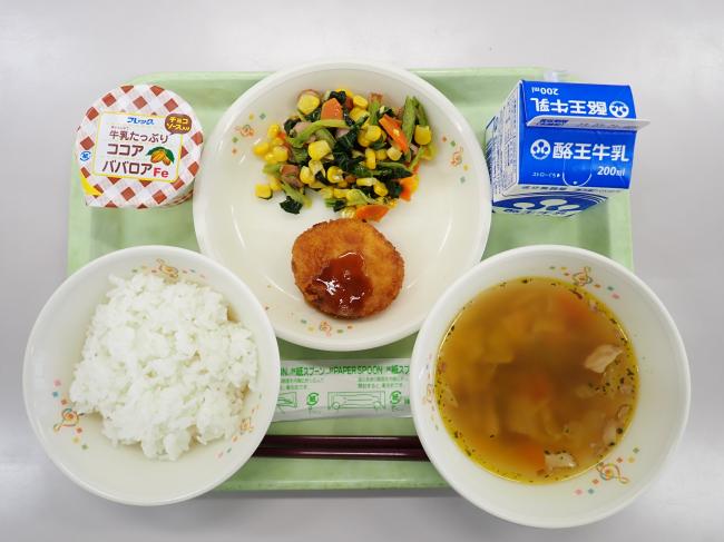 3月13日の給食画像