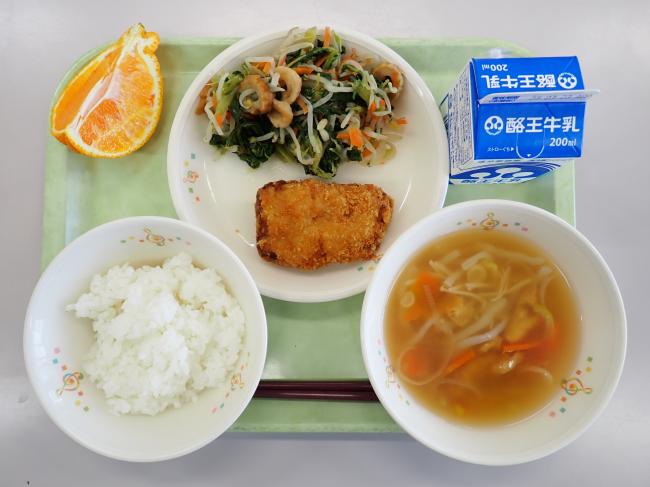 3月15日の給食画像