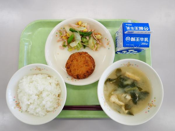 5月17日の給食画像