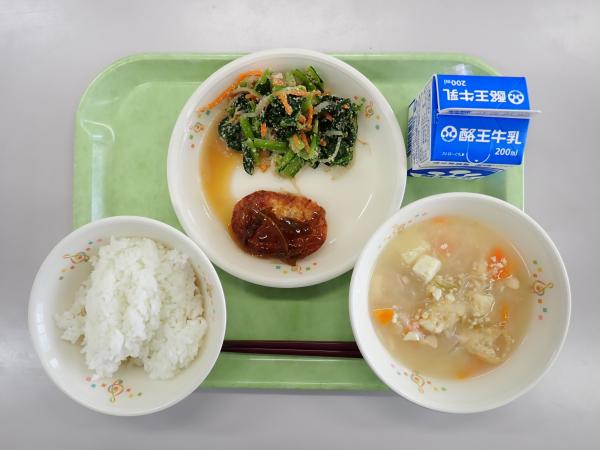 5月26日の給食画像