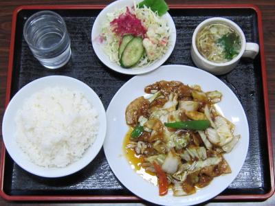 豚肉辛子みそ炒め